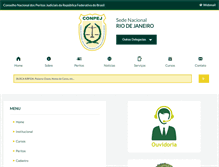 Tablet Screenshot of conpej.org.br